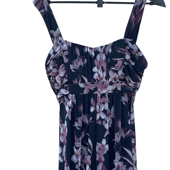 NWT Connected Apparel Floral Print High-Low Maxi Dress Size 12 - Picture 6 of 12